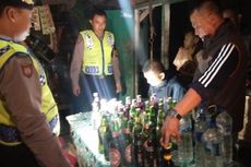 Enam Pelajar SMP Teler dan Ratusan Botol Miras Terjaring Razia di Grobogan