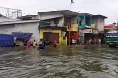 Banjir Rob di Jalan Lodan, Pompa Mobile Dikerahkan untuk Surutkan Genangan