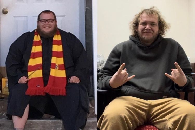 Pria asal AS bernama Jarred Aslett sukses menurunkan berat badan hingga 107 kilogram dan kini beratnya tinggal 111 kilogram saja. Tekad menurunkan berat badan dilatarbelakangi karena keinginannya mendaki Pacific Crest Trail.