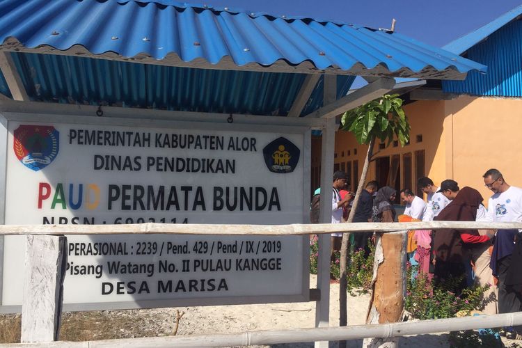 PAUD Permata Bunda di Desa Marisa, Pulau Kangge, Alor, Nusa Tenggara Timur