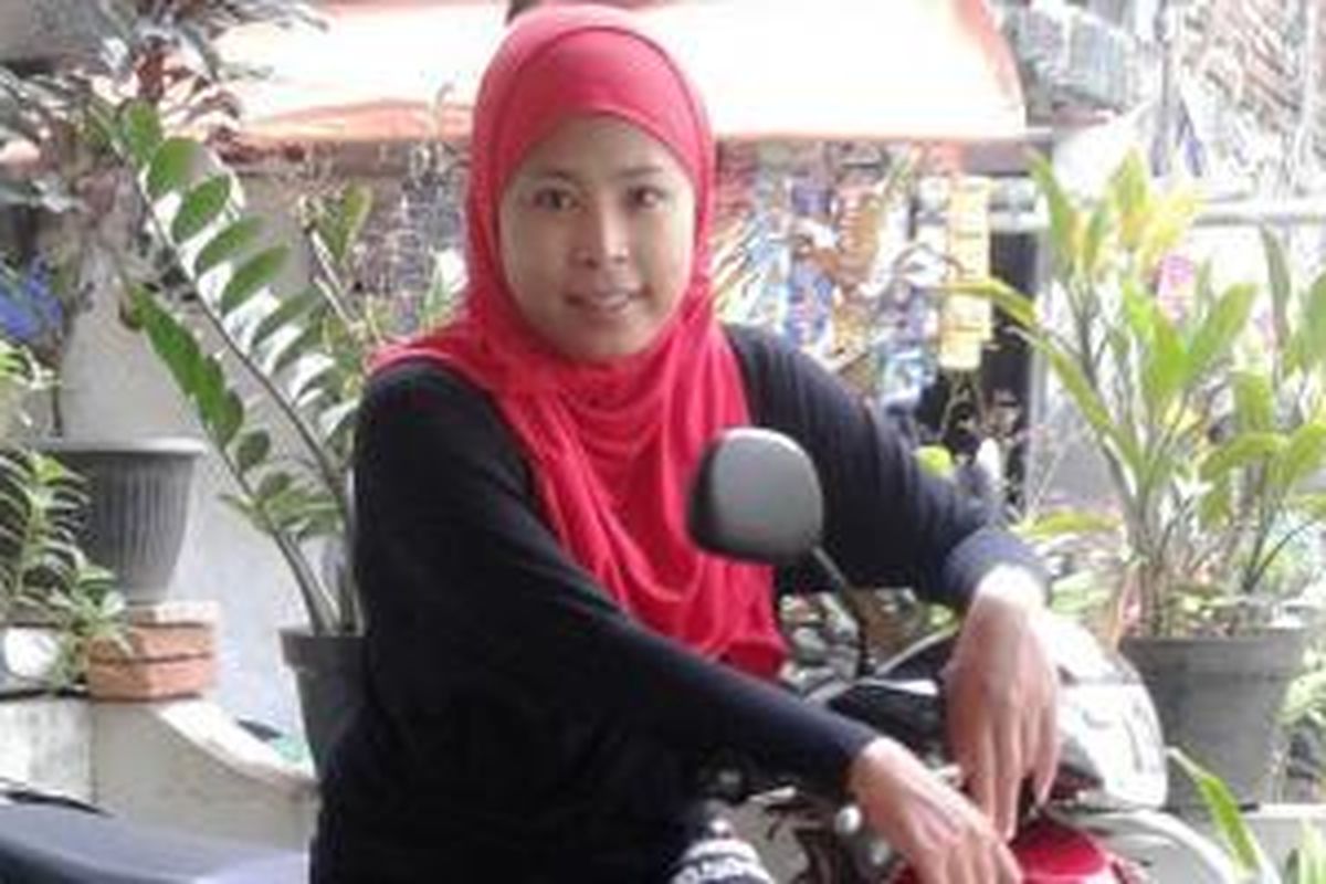 Ria Mulyaningsih (31), miliarder baru dari Yamaha.`