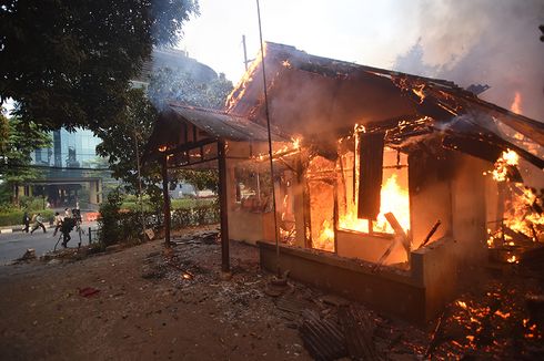 Pos Polisi yang Dibakar Massa Akhir September Kini Diperbaiki