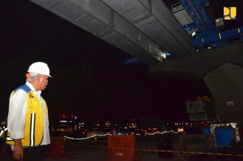 Konstruksi Jalan Tol Layang Jakarta-Cikampek Baru 49,4 Persen