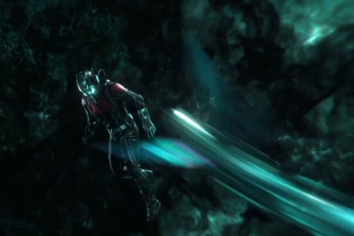 Adegan Ant-Man berada dalam Quantum Realm di film Ant-Man and The Wasp.