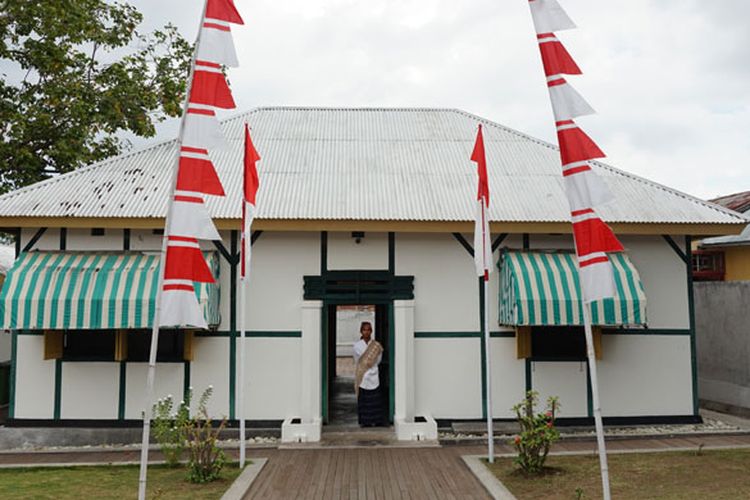 Situs Rumah Pengasingan Bung Karno, Kota Ende, Pulau Flores, Nusa Tenggara Timur, Senin (1/6/2015).