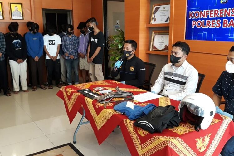 Polisi amankan 17 pelajar di Mapolres Bantul, DI Yogyakarta