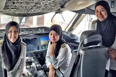 Tiga Pilot Perempuan Pertama Brunei Mendarat di Arab Saudi