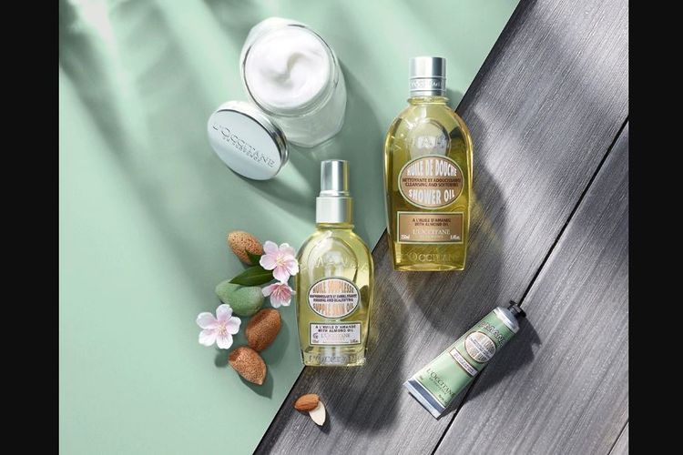 Rangkaian produk almond dari LOccitane