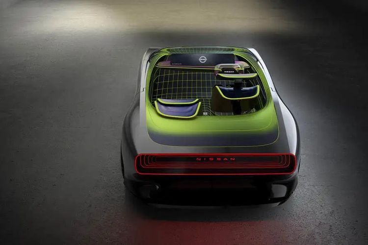 Mobil konsep dengan model sport elektrik, Nissan Max-Out