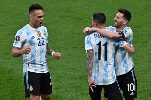 Hasil Italia Vs Argentina 0-3: Messi Assist, La Albiceleste Juara Finalissima