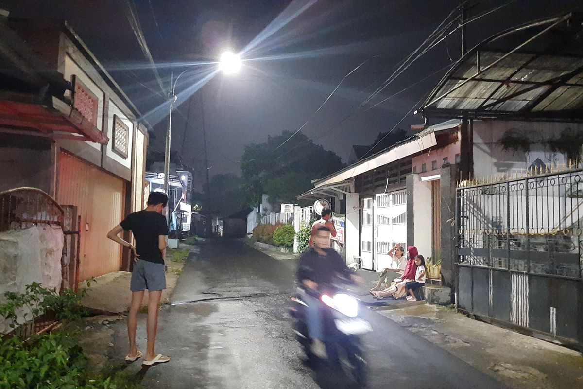 Suasana saat terjadi gempa di Kota Bogor pada Kamis (10/4/2025). 