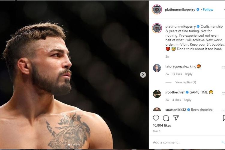 Petarung UFC asal Amerika Serikat, Mike Perry.