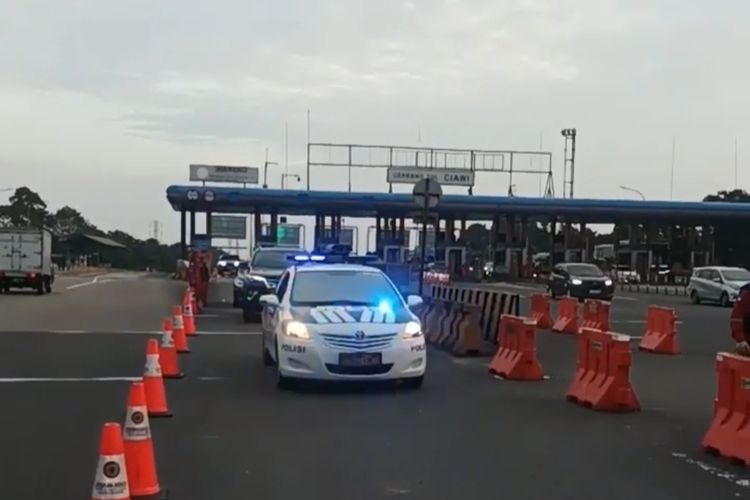 Pagi Ini, "Contraflow" Arah Puncak Bogor Diberlakukan di Tol Jagorawi