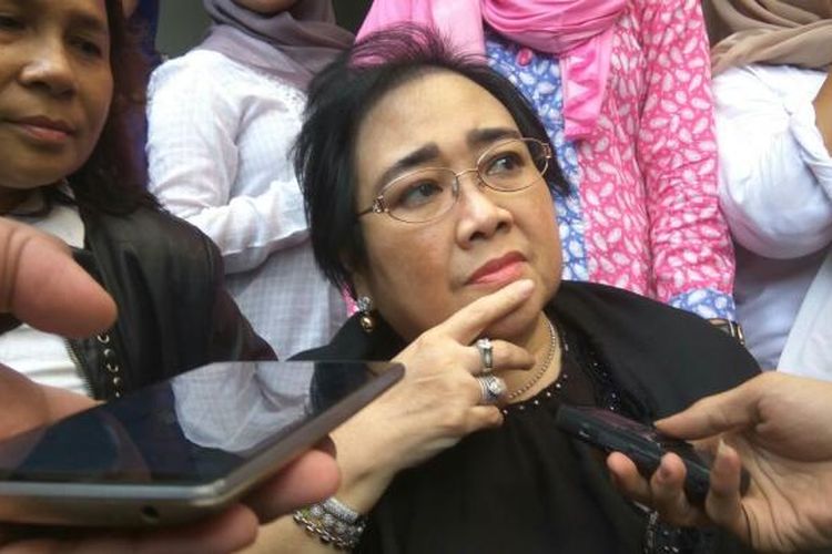 Rachmawati Soekarnoputri di rumahnya di Jalan Jati Padang Nomo 54A, Pasar Minggu, Jakarta Selatan, Rabu (12/10/2016).