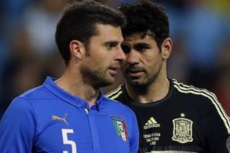 Thiago Motta dan Diego Costa sebagai pemain kelahiran Brasil