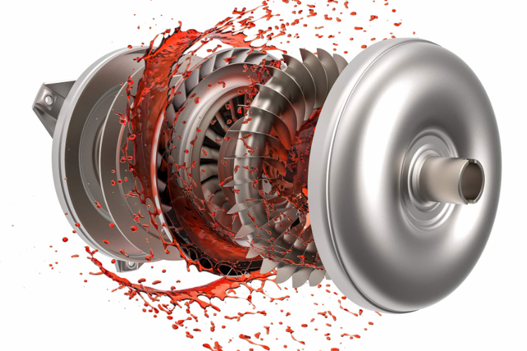 Ilustrasi torque converter pada AT konvensioal
