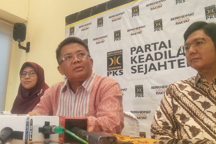 Presiden Partai Keadilan Sejahtera (PKS) Sohibul Iman di kantor DPP PKS, Jalan TB Simatupang, Jakarta Selatan, Rabu (30/10/2019).