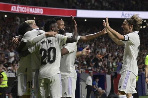 HT Atletico Vs Madrid 0-2, Gol Rodrygo dan Valverde Bawa Los Blancos Unggul