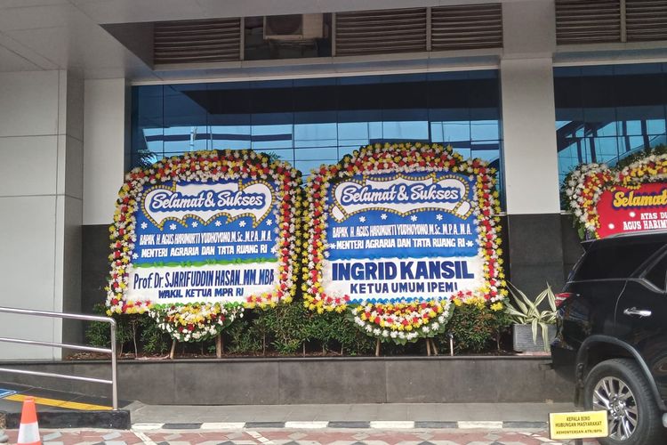 Kondisi Kantor Kementerian ATR/BPN, Jakarta, Rabu (21/2/2024).
