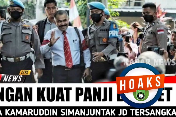 Hoaks, Kamaruddin Simanjuntak ditetapkan sebagai tersangka kasus Ponpes Al Zaytun