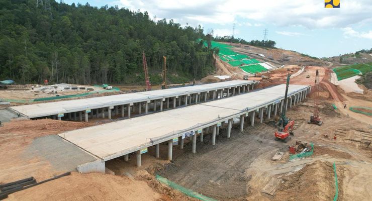 UPDATE Tol IKN 3B yang Dilengkapi Koridor Satwa Tembus 79,52 Persen
