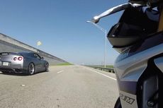 Yamaha R1M Asapi Nissan GT-R (Video)