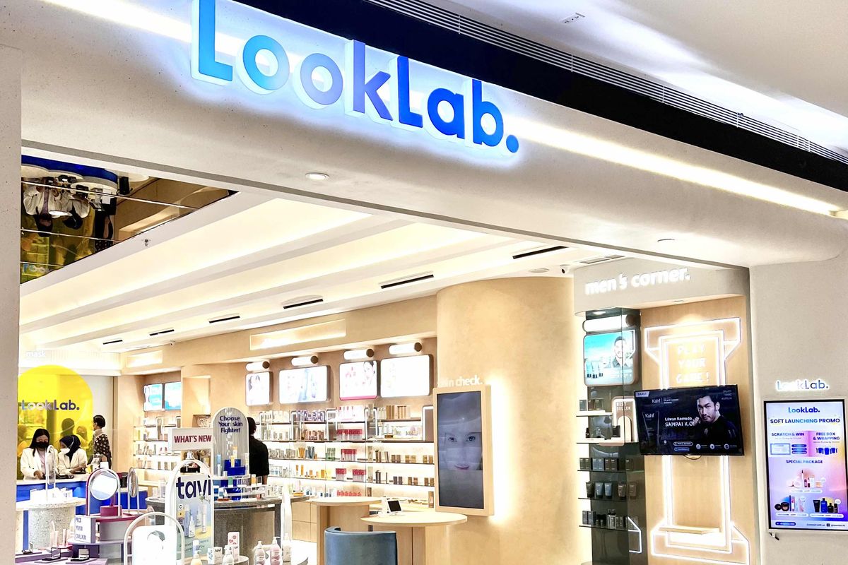 LookLab menjadi beauty store pertama yang diresmikan Paragon, produsen Wardah, Make Over, Emina dll