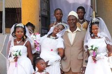Pria Uganda Nikahi 3 Perempuan Sekaligus dalam Satu Pesta Perkawinan