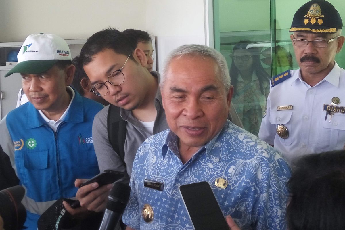 Gubernur Kalimantan Timur Isran Noor di Balikpapan, Kamis (19/9/2019).