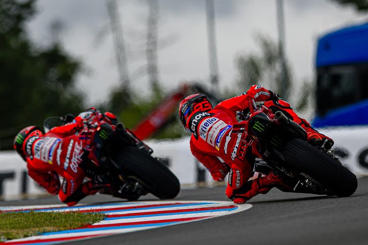 Marc Marquez saat berlaga pada MotoGP Ceko 2025