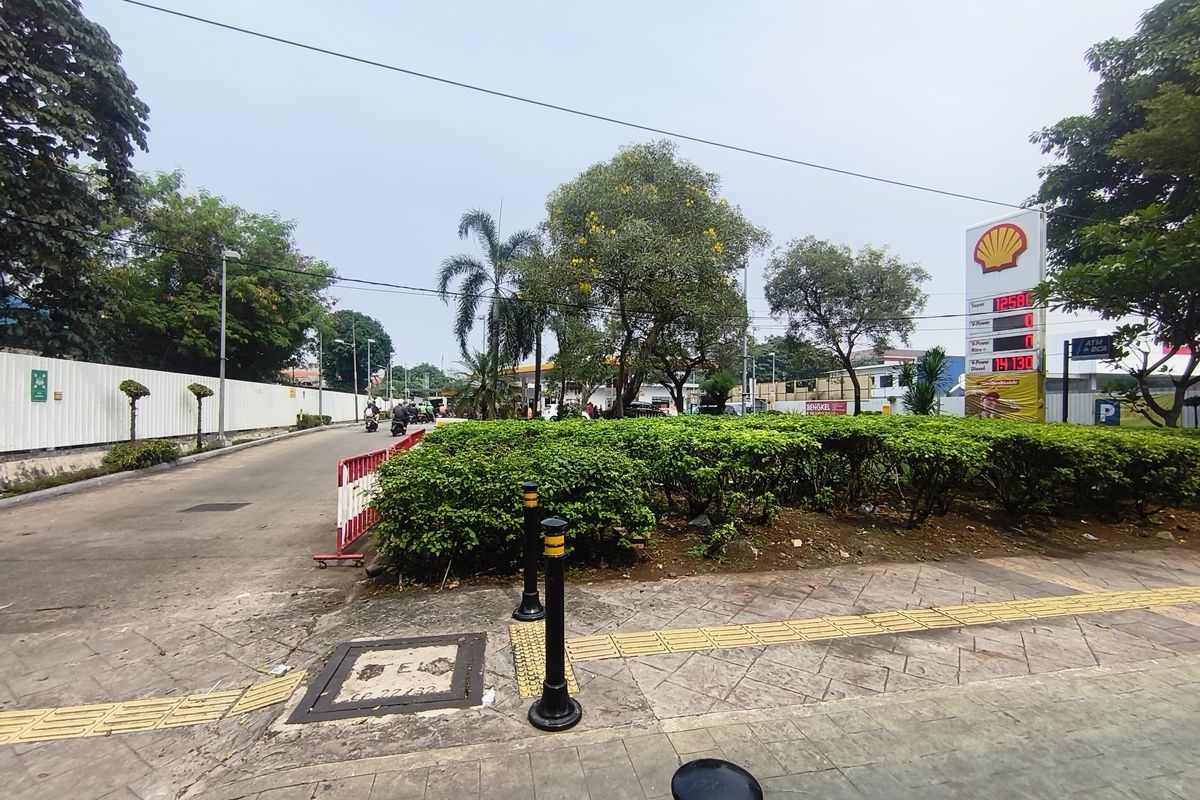 Stok BBM di SPBU Shell Cempaka Putih, Jakarta Pusat, kembali tersedia.