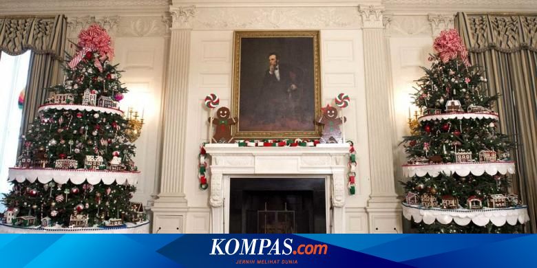 Mengintip Dekorasi  Natal  di  Gedung  Putih Cantiknya 