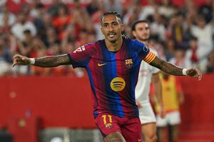 Hasil Sevilla Vs Barcelona 1-3: Hattrick Sempurna Raphinha 