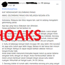 [HOAKS] Gelombang Panas Melanda Indonesia, Malaysia, dan Negara Lain