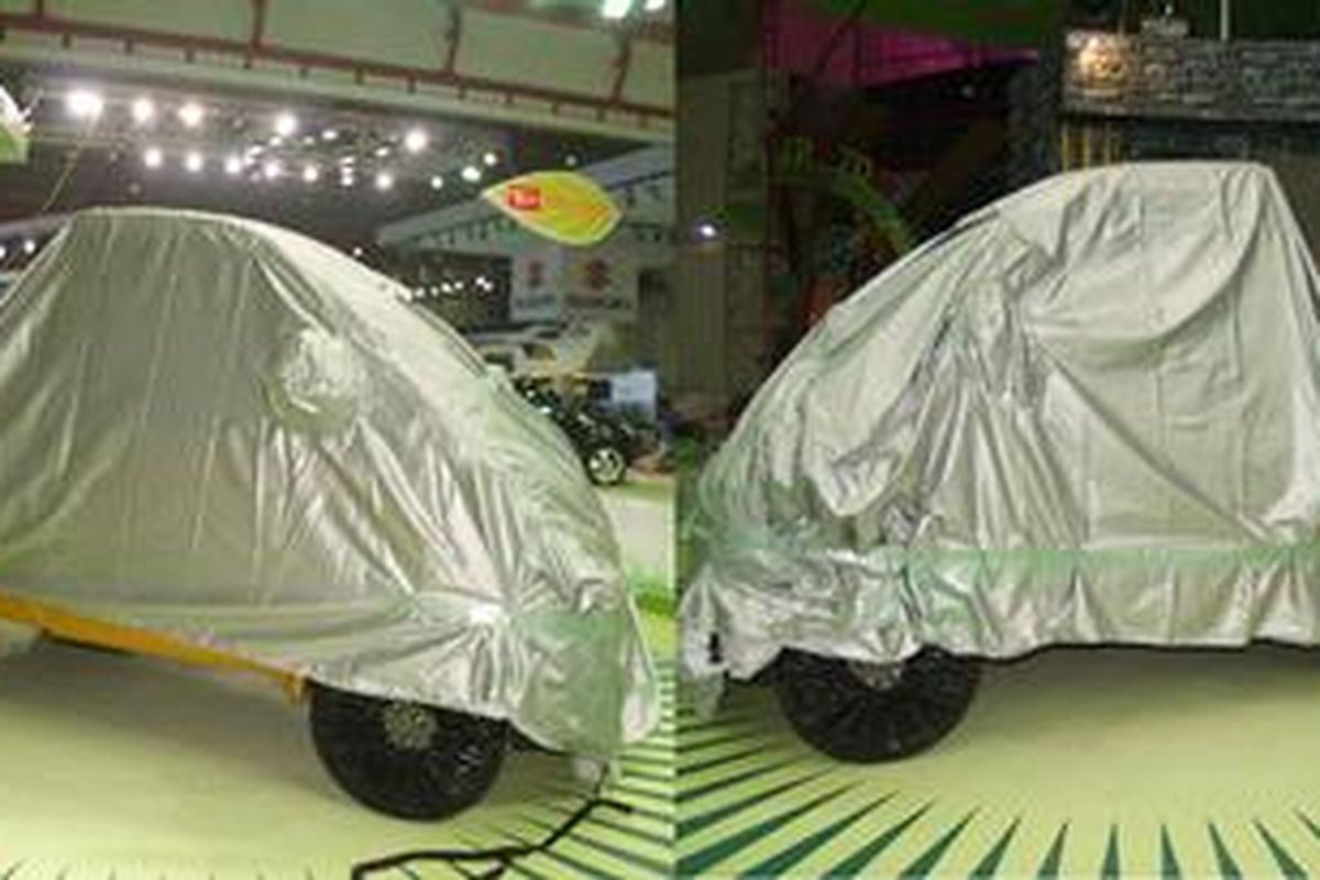 Konsep mobil murah Daihatsu yang akan dibuka selubungnya besok.