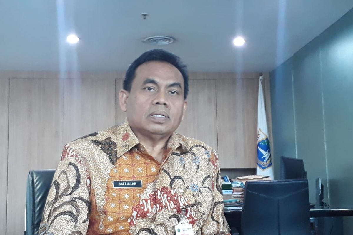 Sekretaris Daerah (Sekda) DKI Jakarta Saefullah di Balai Kota DKI Jakarta, Kamis (26/12/2019).