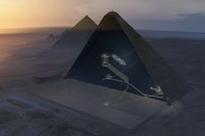 Arkeolog Temukan Ruang Rahasia Sebesar Pesawat di Piramida Giza