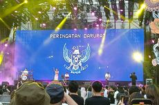 Eva Celia Pajang "Peringatan Darurat" Garuda Biru di Panggung LaLaLa Fest 2024