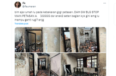 Unggahan Viral, Rumah di Bandung Terbakar Diduga karena Petasan, Ini Kronologinya