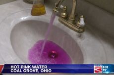 Warga di Desa AS Ini Kaget Air yang Keluar Warnanya Pink