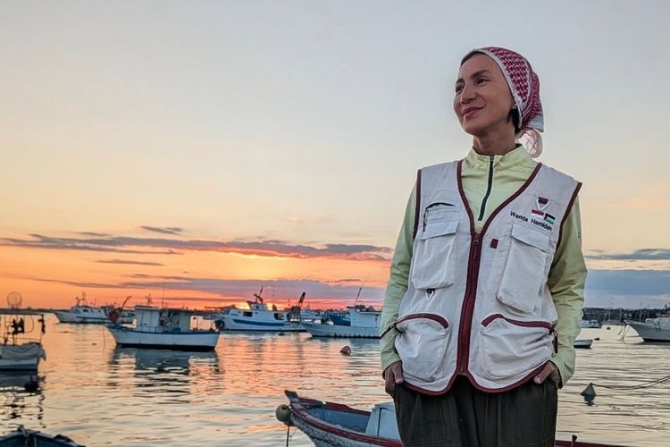 Wanda Hamidah Sedih Gagal Tembus Gaza Setelah 31 Hari Berlayar, Janji Kembali dengan Lebih Kuat