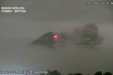 Gunung Merapi Kembali Keluarkan Lava Pijar, Meluncur hingga 800 Meter