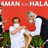 Jokowi Disuntik Vaksin Covid-19 Dosis Kedua di Lengan Kiri