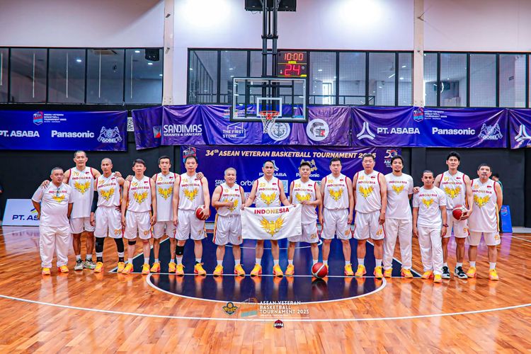 Indonesia Tuan Rumah ASEAN Veteran Basketball 2025 di Banten, Asaba Unjuk Gigi