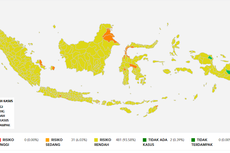 Indonesia Kini Bebas Zona Merah Covid-19