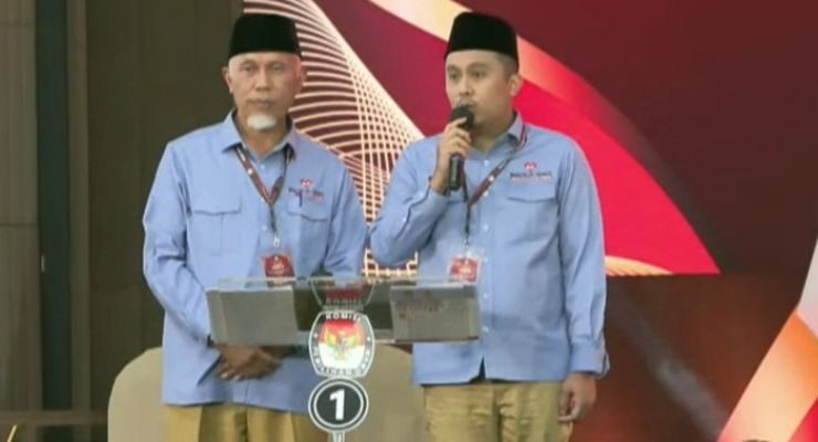 Kamis, KPU Sumbar Tetapkan Mahyeldi-Vasko Pemenang Pilkada Sumbar