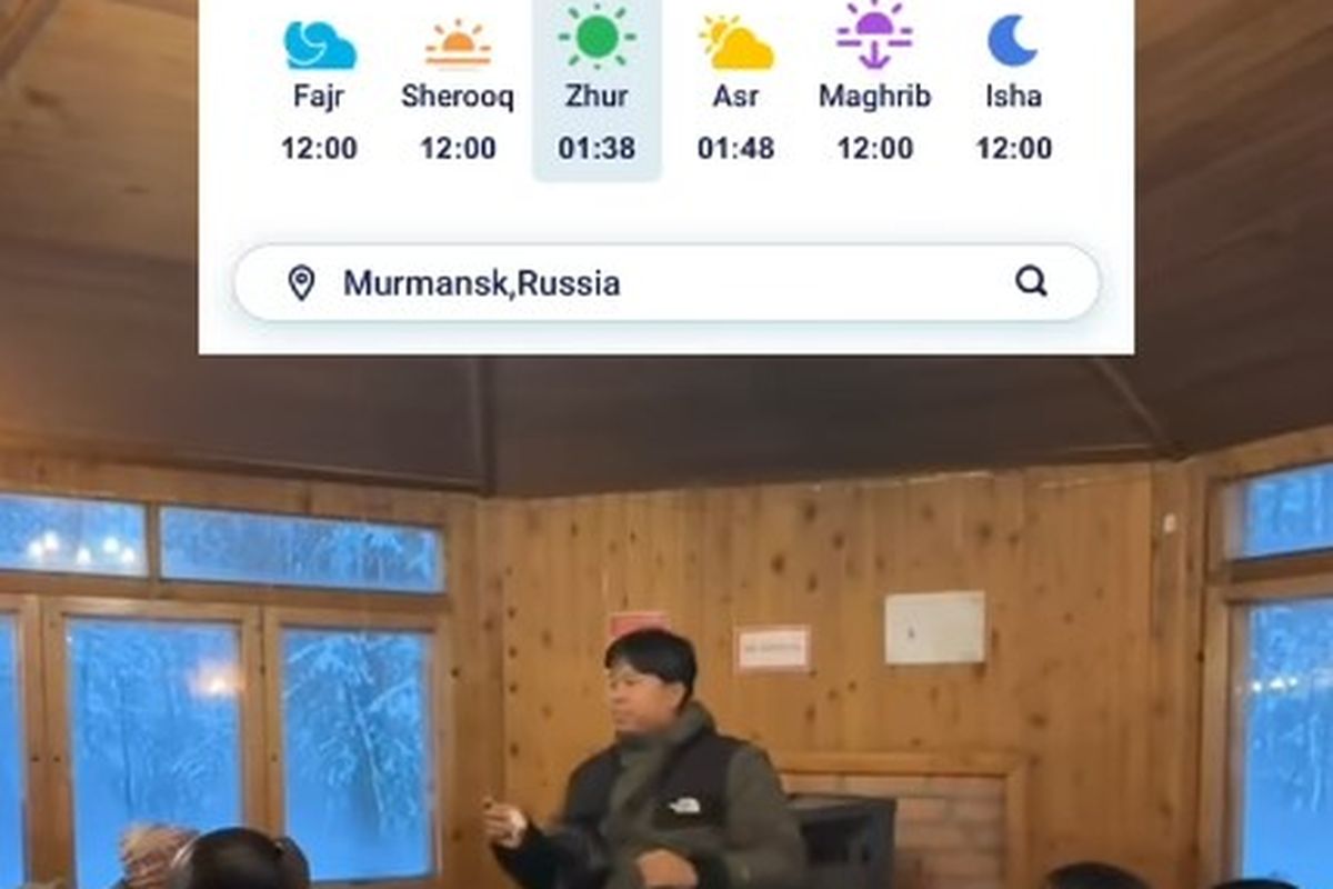 Viral Video WNI Puasa Cuma 1 Jam di Murmansk, Begini Ceritanya...