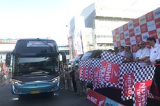 Ribuan Konsumen Motor Honda Berangkat Mudik Bareng