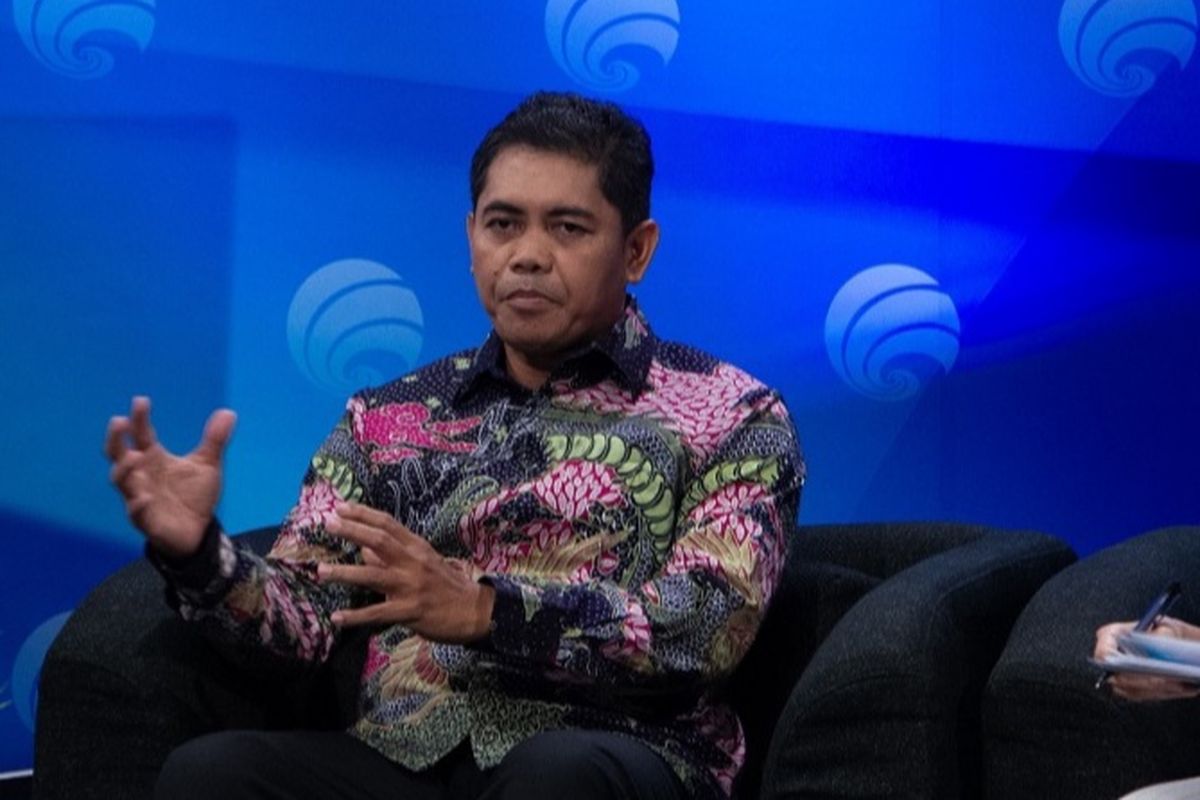 Direktur Jenderal Ketahanan, Perwilayahan, dan Akses Industri Internasional (Dirjen KPAII) Kemenperin Eko S.A Cahyanto di Forum Merdeka Barat 9 (FMB 9), Selasa  (28/3/2023)