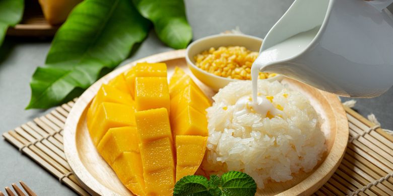 Resep Mango Sticky Rice Thailand, Cuma Butuh 3 Langkah Mudah